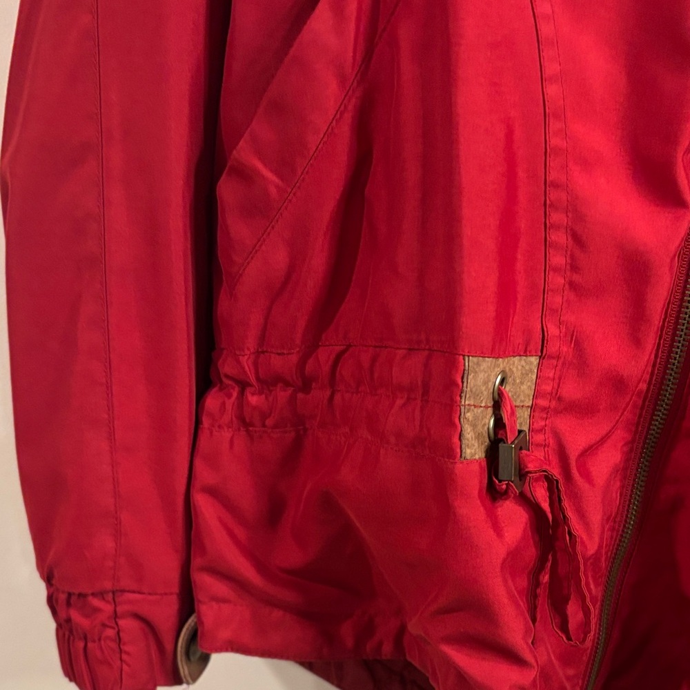 Y2K Express Red and Gray Hooded Jacket - Picture 4 of 15